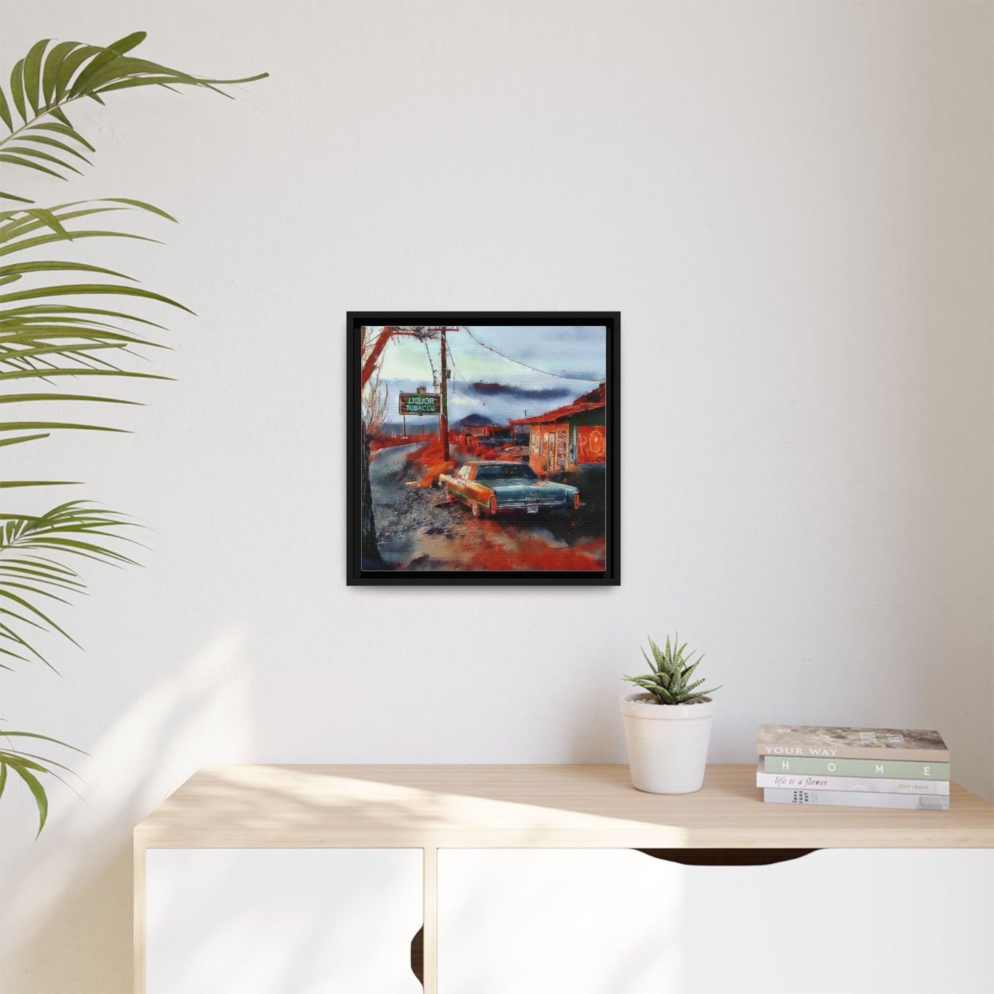 American Mid West scene, Canvas Art