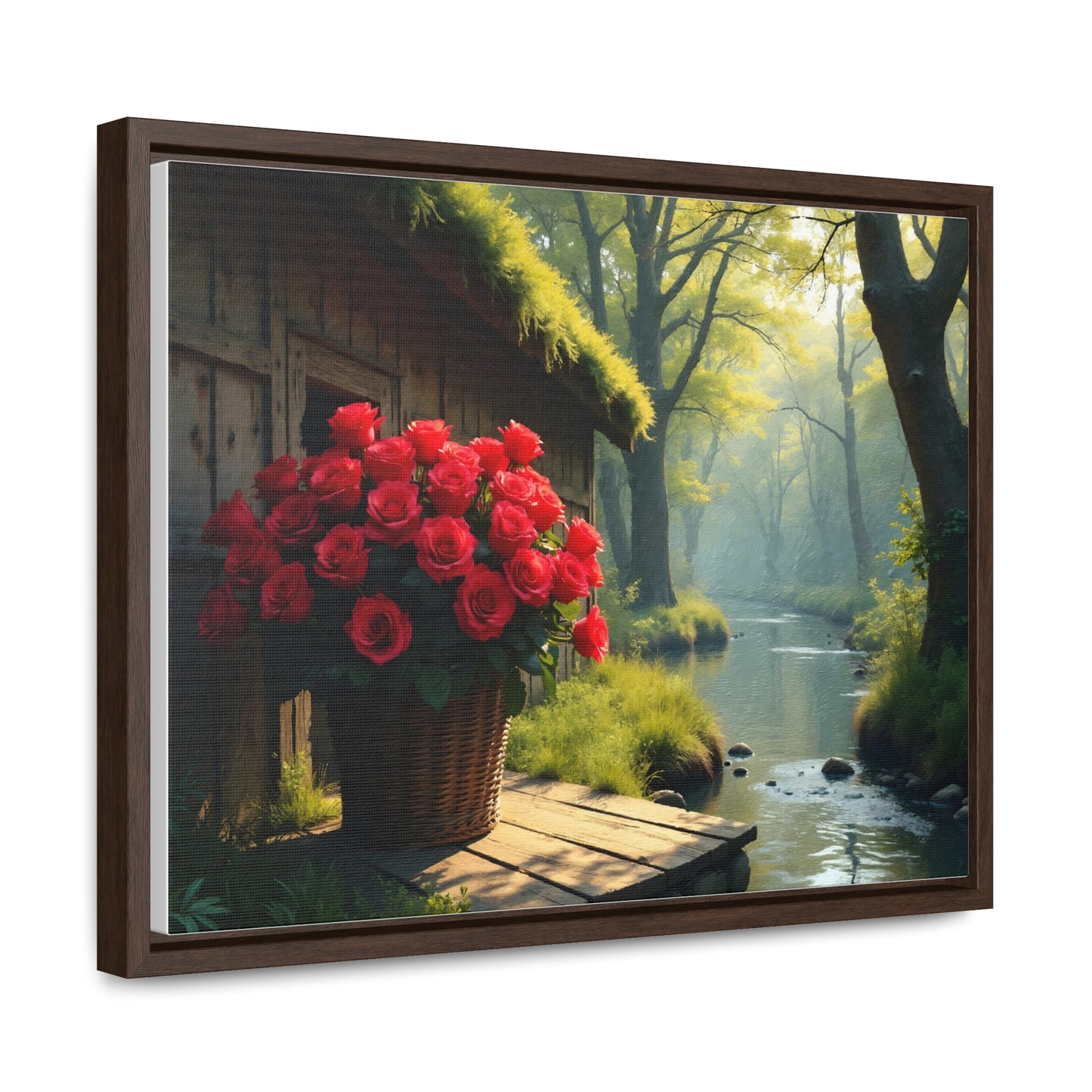 Canvas Prints - Forest Landscape Scenery Horizontal Frame