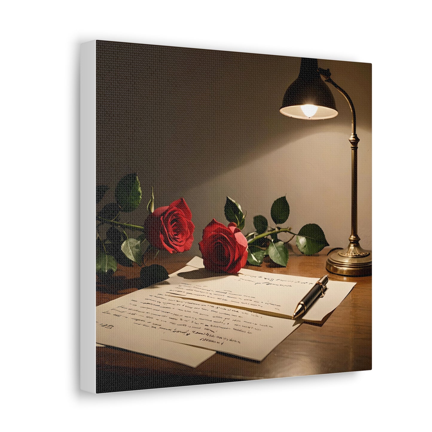 Canvas Gallery Wraps - Still Life with Love Letter Wall Art