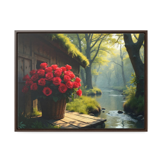 Canvas Prints - Forest Landscape Scenery Horizontal Frame