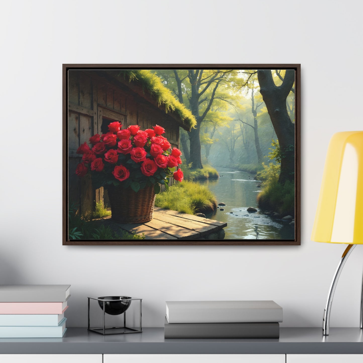 Canvas Prints - Forest Landscape Scenery Horizontal Frame