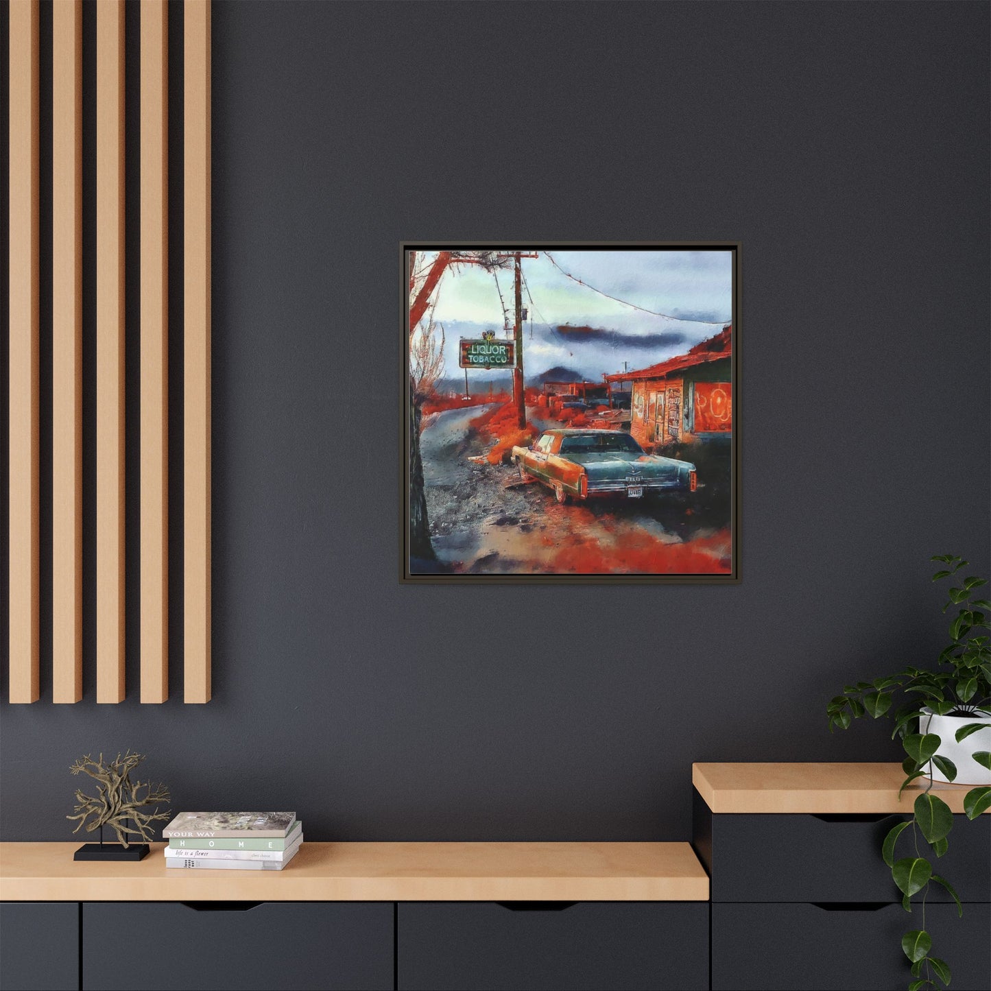 American Mid West scene, Canvas Art