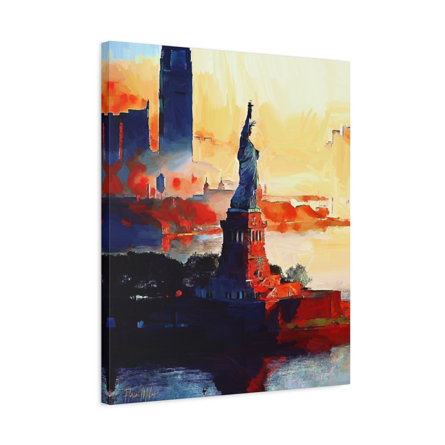 Statue of Liberty, New York City, USA Matte Canvas, Stretched, 1.25"