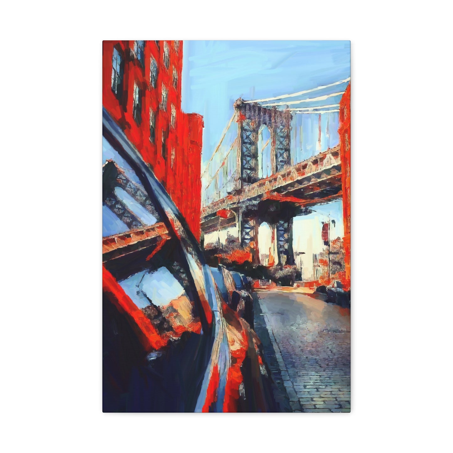 New York Manhattan Bridge print on Canvas Gallery Wraps