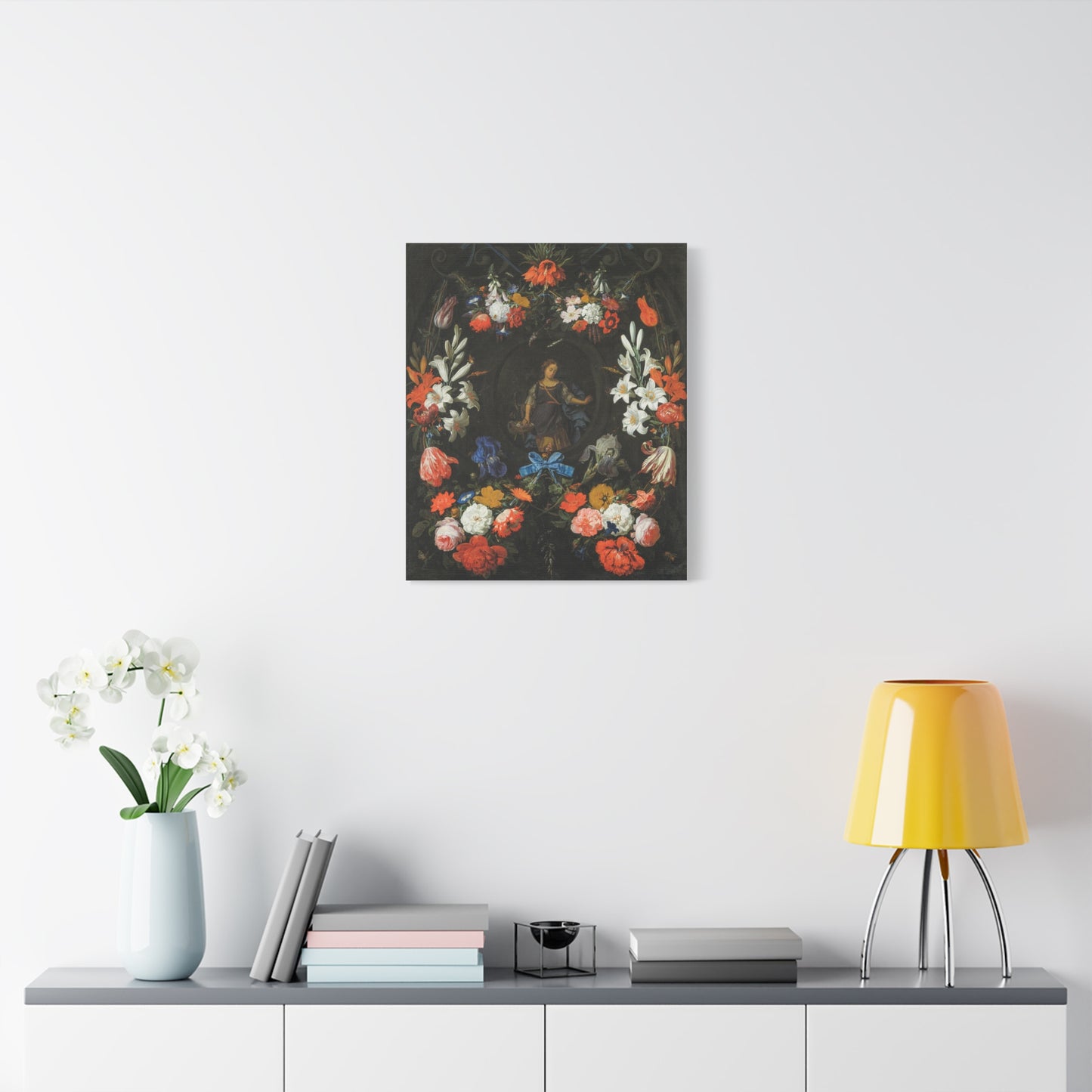 Canvas Print Classic Floral Still-Life Painting