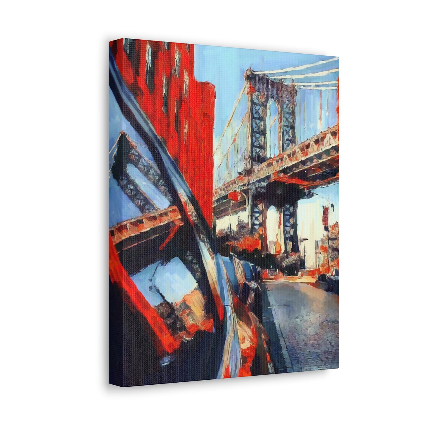 New York Manhattan Bridge print on Canvas Gallery Wraps