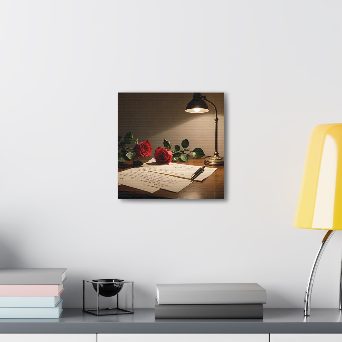 Canvas Gallery Wraps - Still Life with Love Letter Wall Art