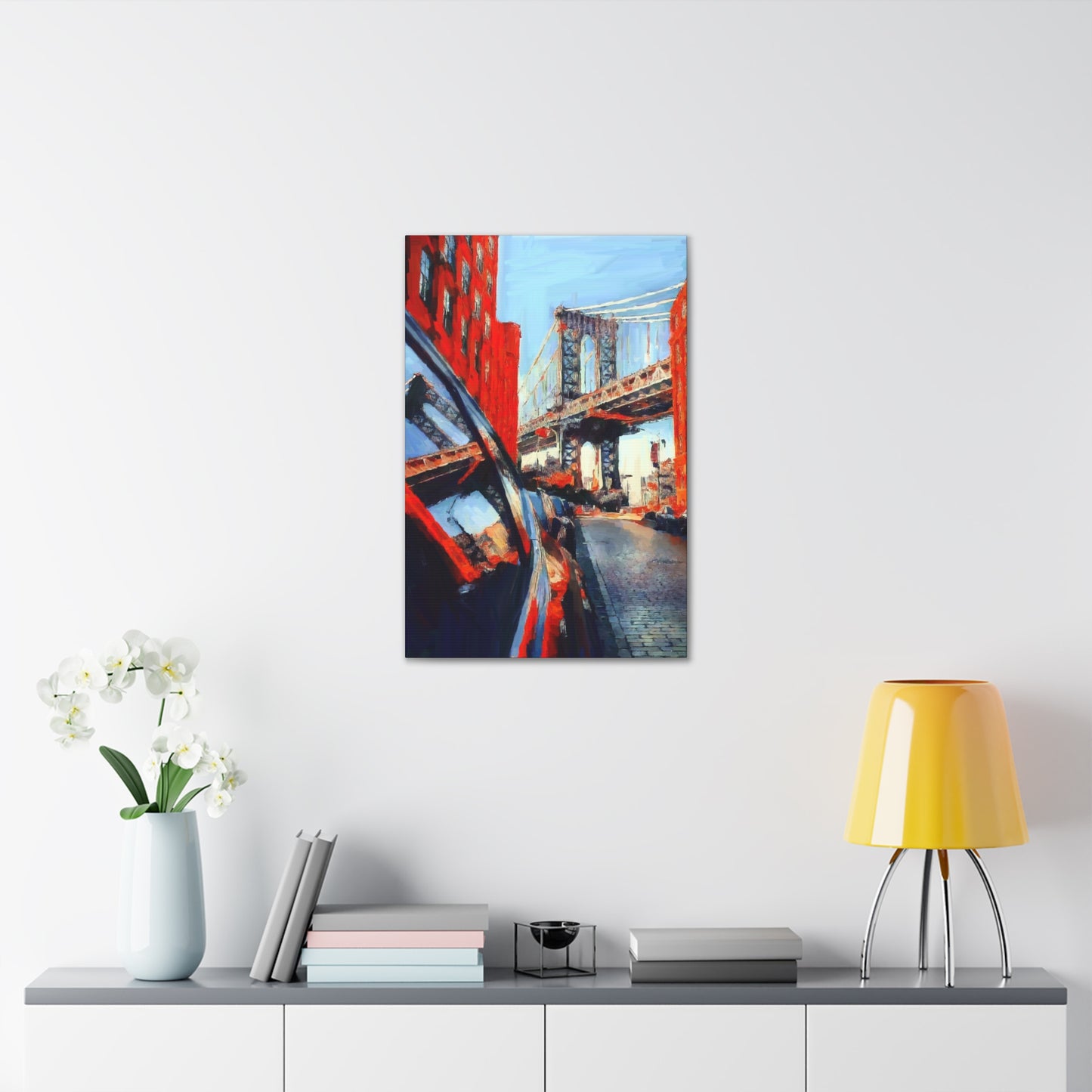 New York Manhattan Bridge print on Canvas Gallery Wraps