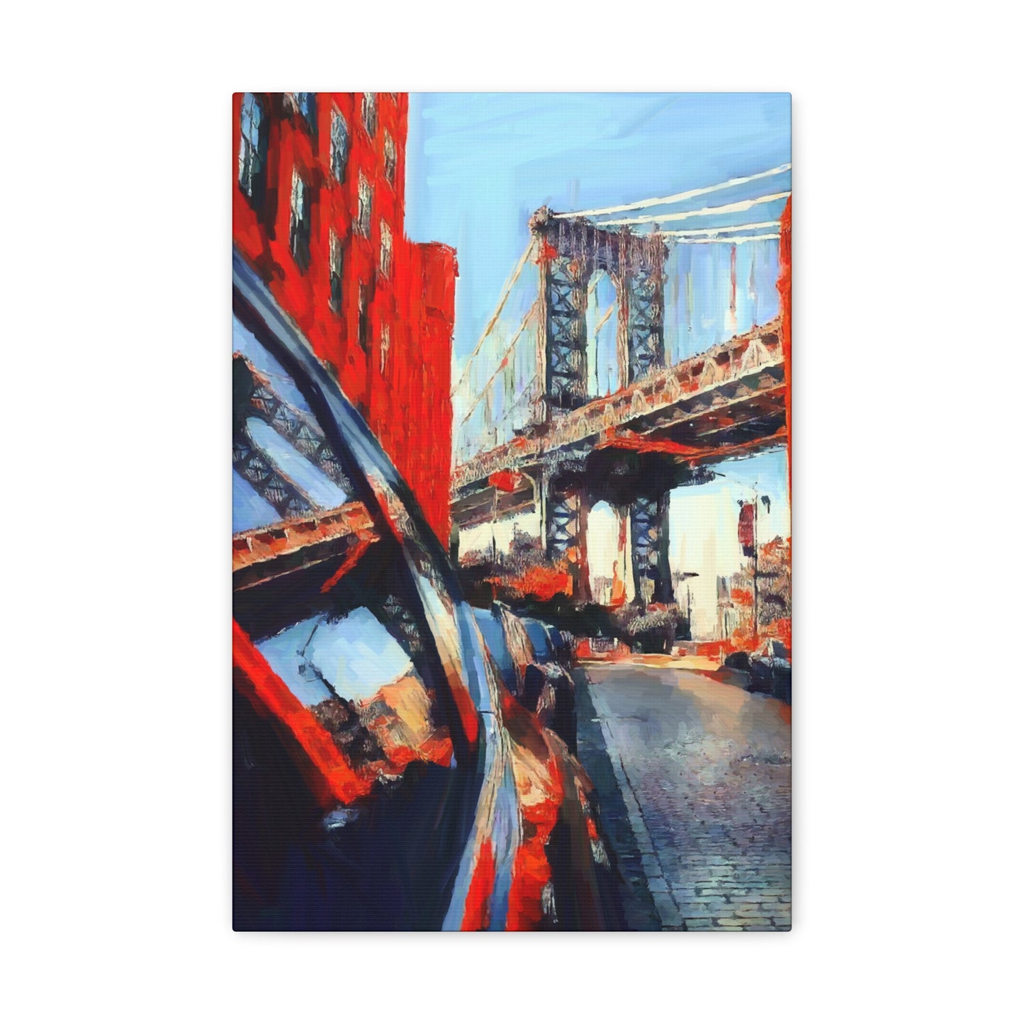 New York Manhattan Bridge print on Canvas Gallery Wraps