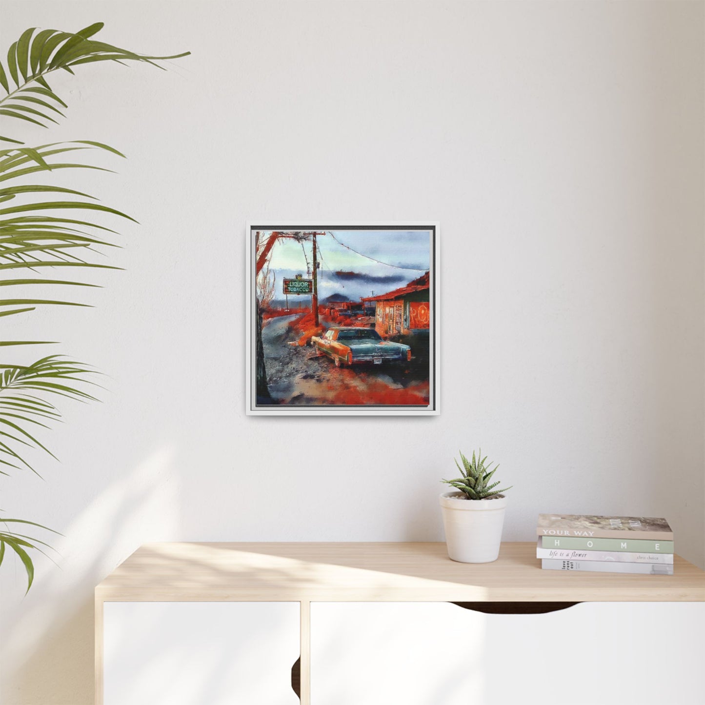 American Mid West scene, Canvas Art