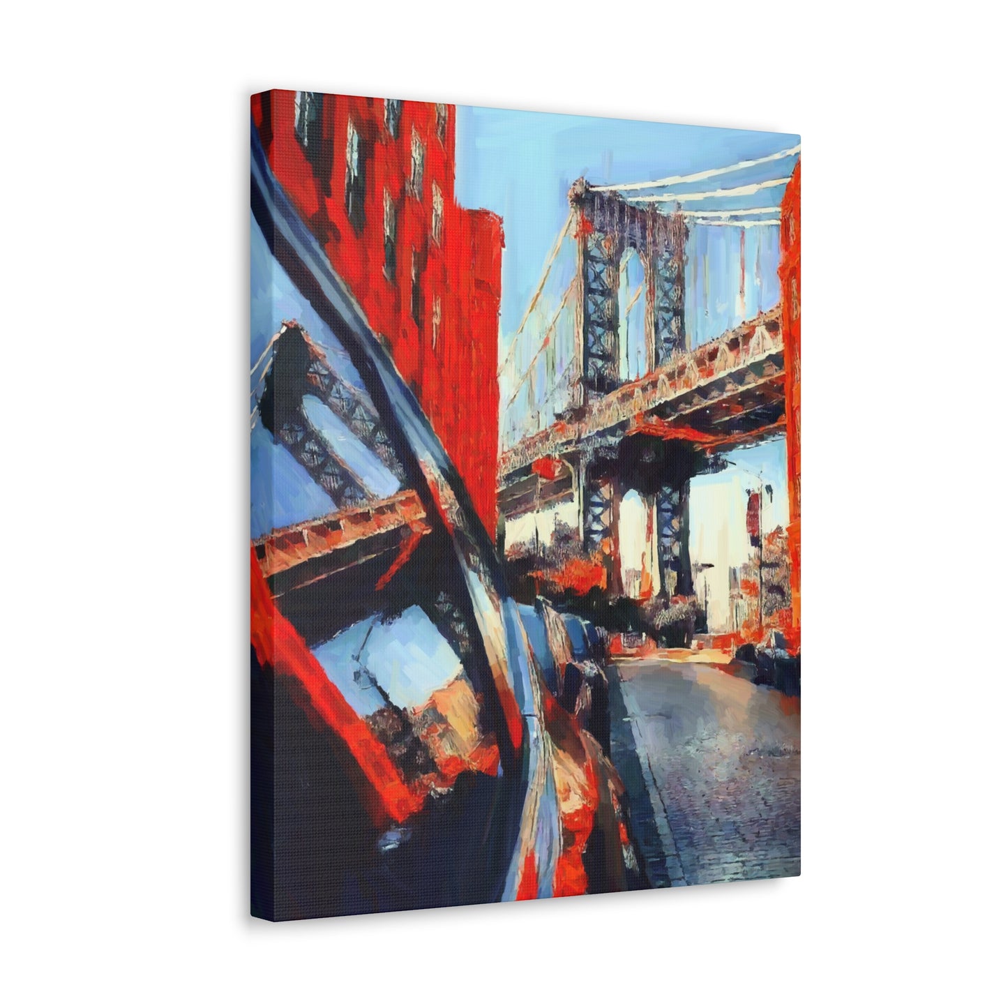 New York Manhattan Bridge print on Canvas Gallery Wraps