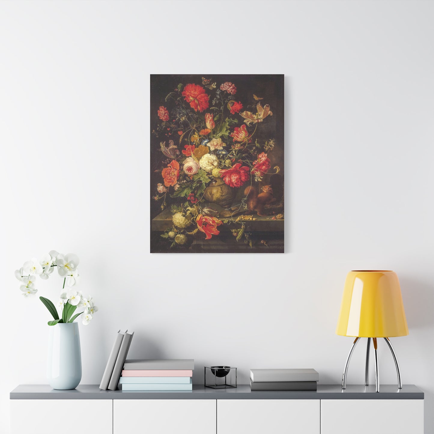 Canvas Print - Still Life with Flowers, Classic Painting