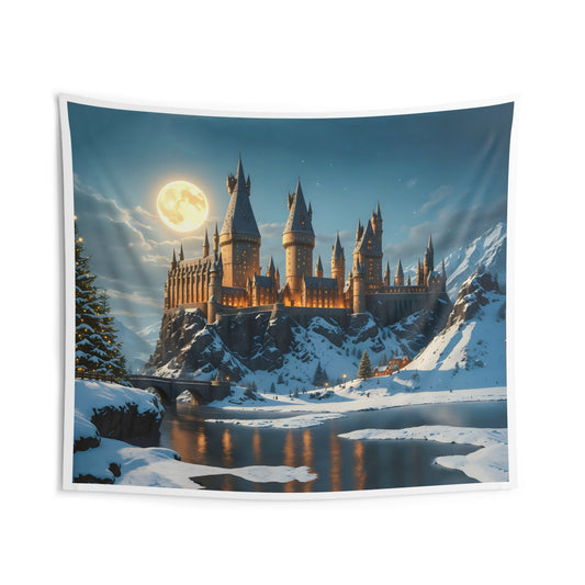 Hogwarts Castle Wall Tapestry, Harry Potter novel inspired