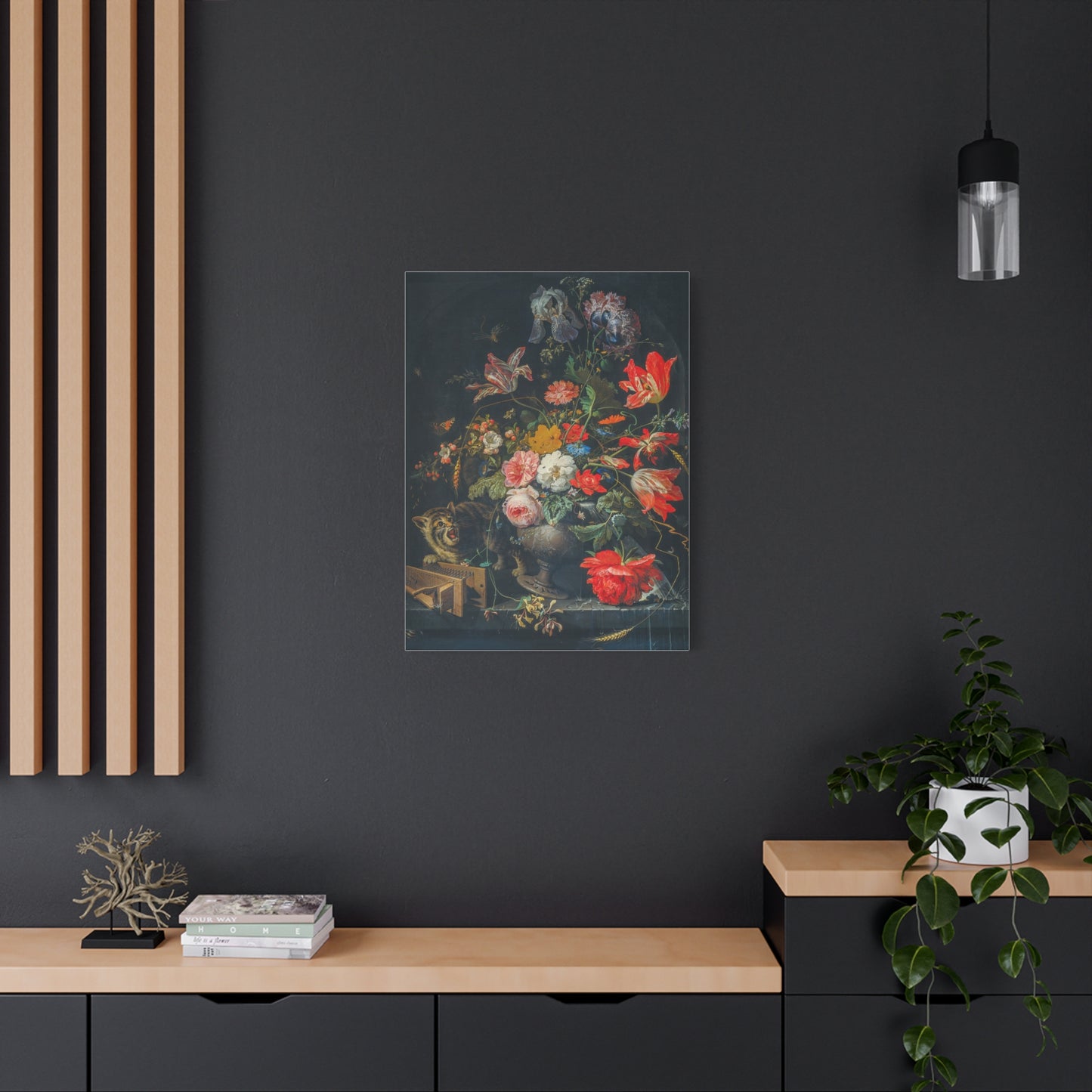 Canvas Print - Still Life Classic Flower Painting