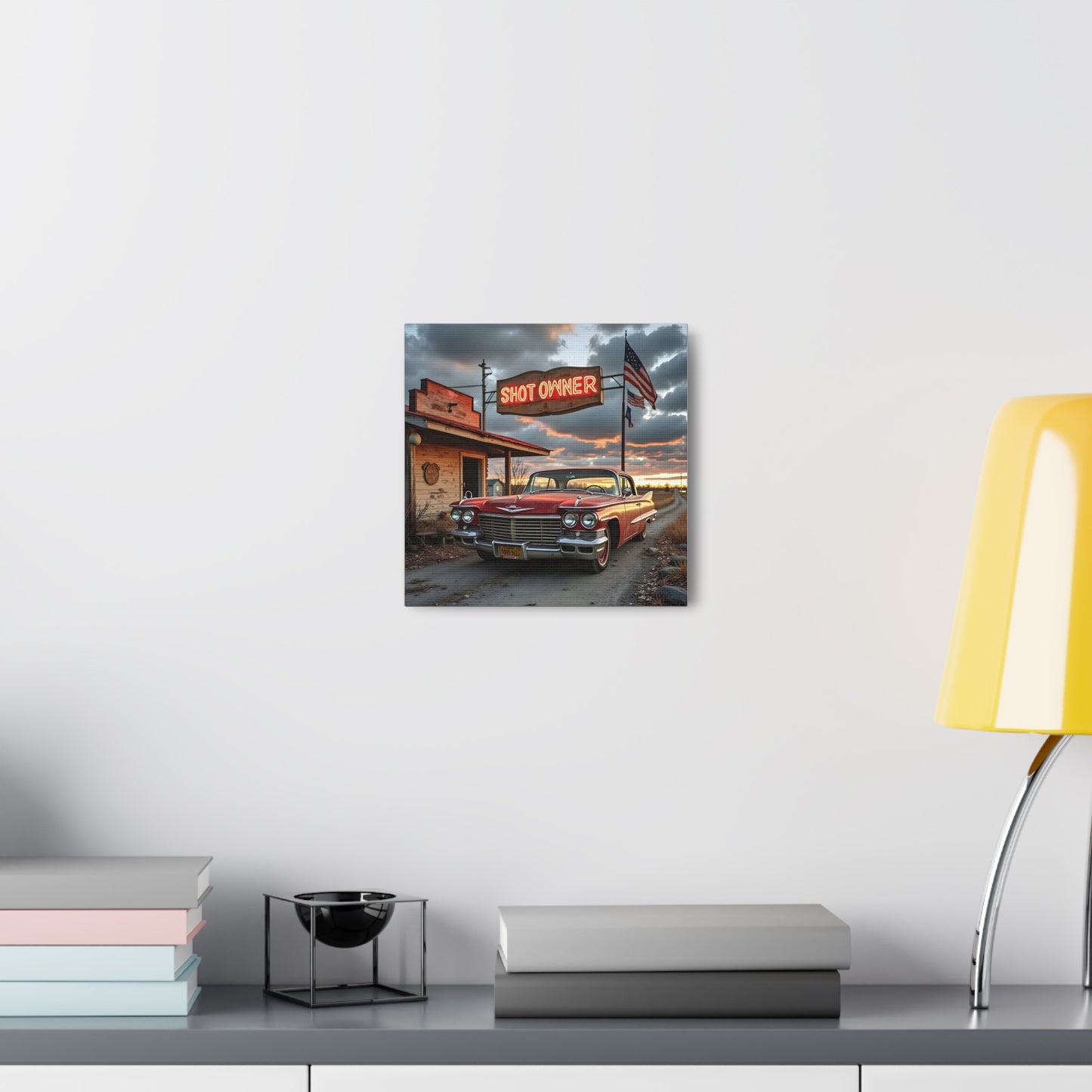 Canvas Prints - Mid West Neon Sign Shot Owner scene