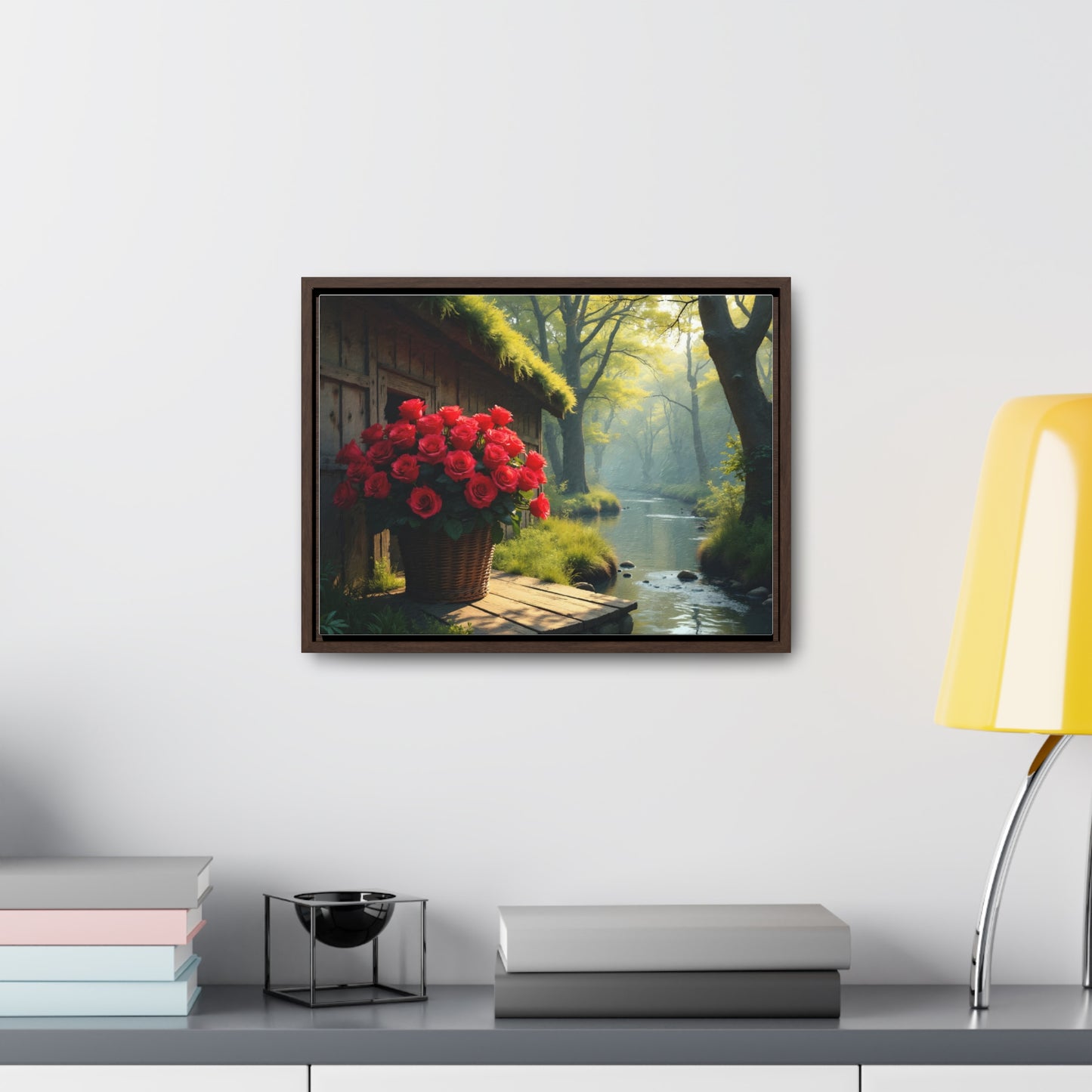 Canvas Prints - Forest Landscape Scenery Horizontal Frame