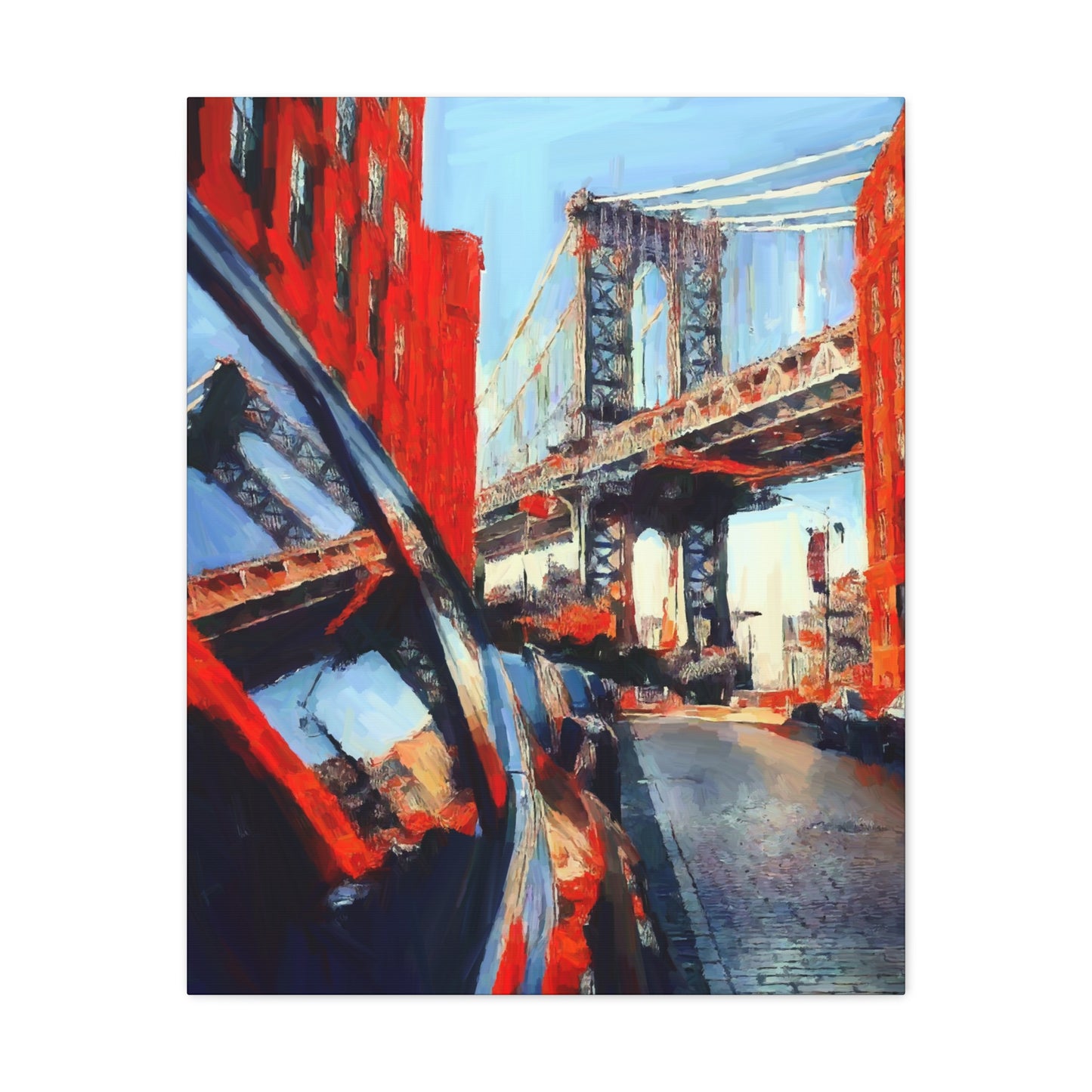 New York Manhattan Bridge print on Canvas Gallery Wraps