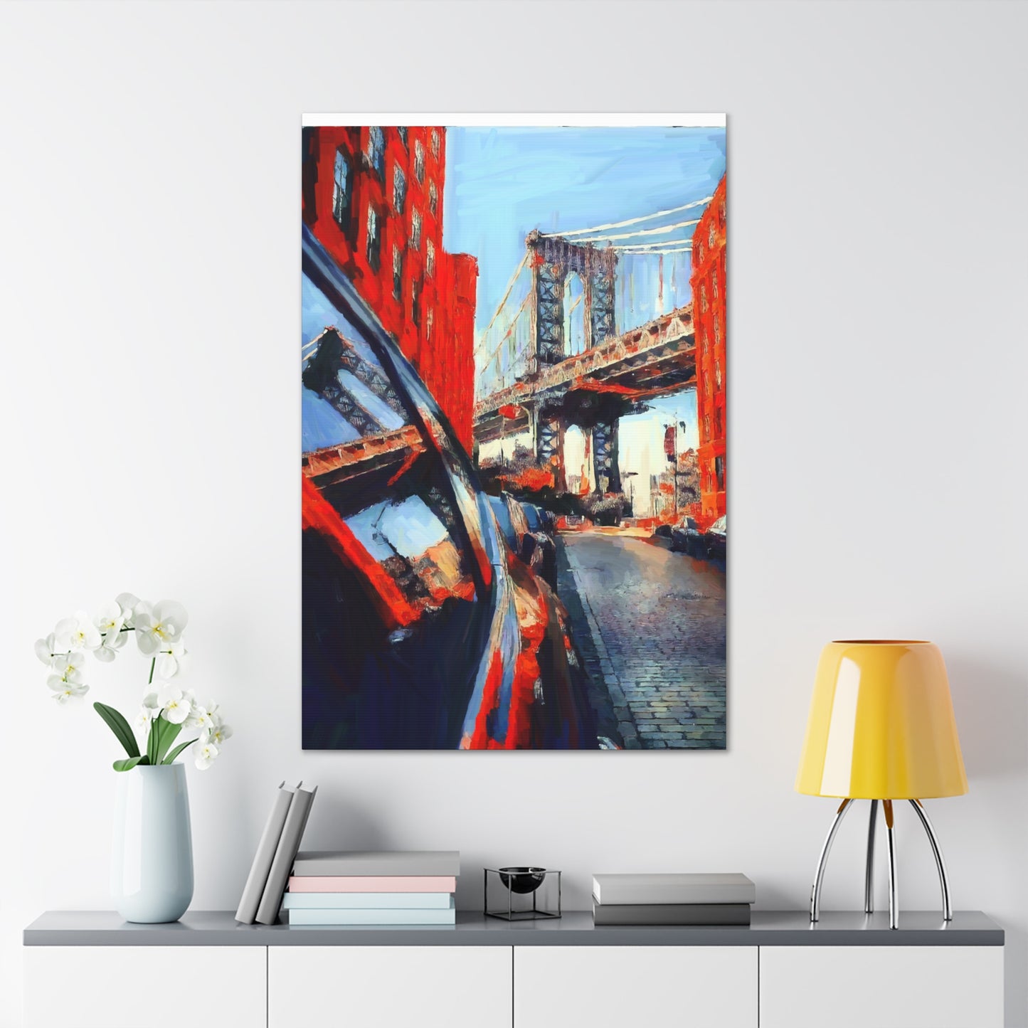 New York Manhattan Bridge print on Canvas Gallery Wraps