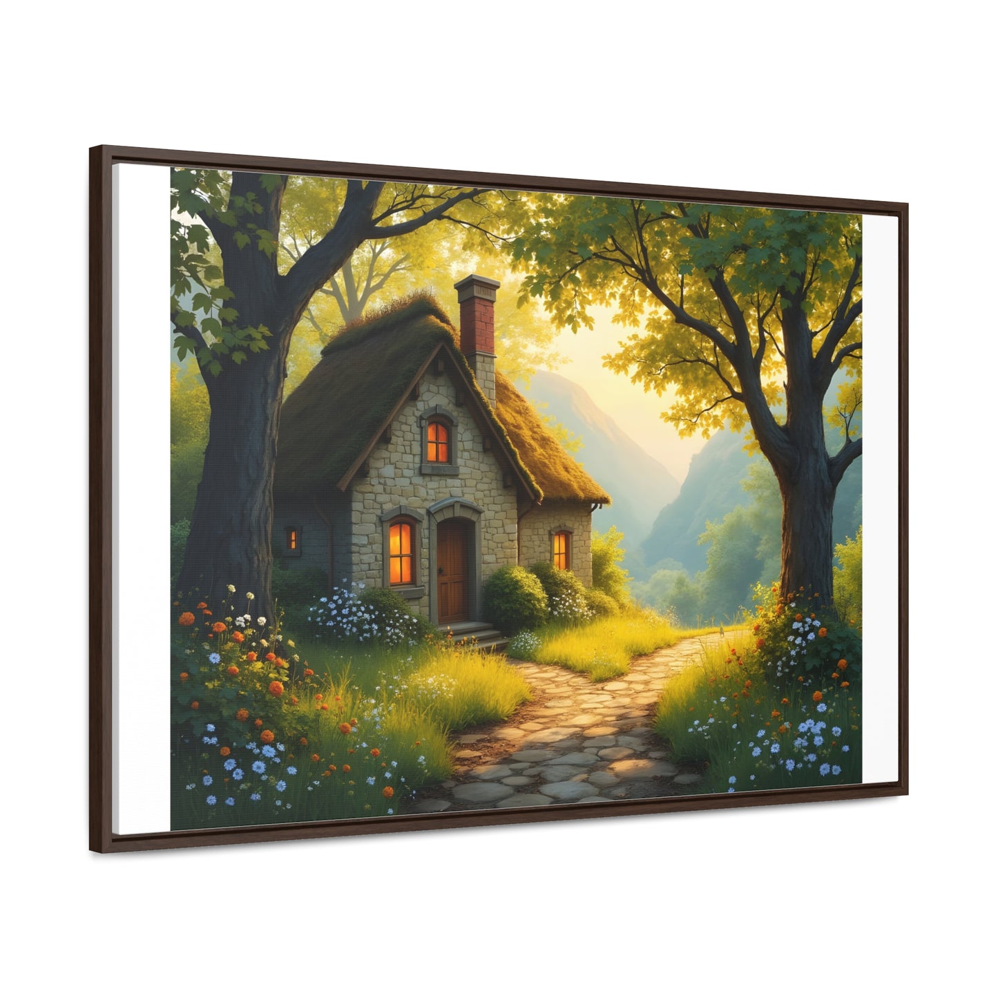 Canvas Wrap Landscape Cottage Wall Art