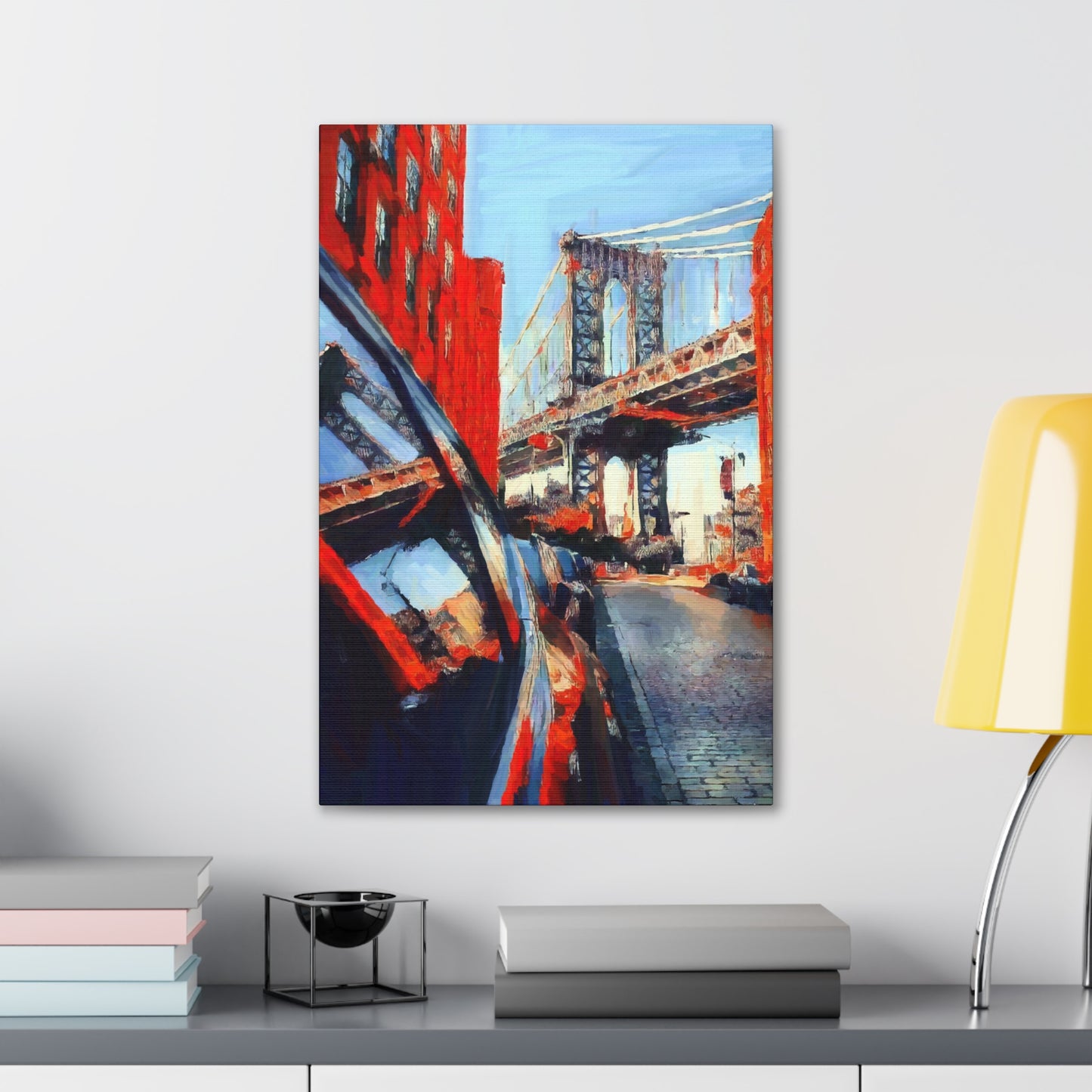 New York Manhattan Bridge print on Canvas Gallery Wraps