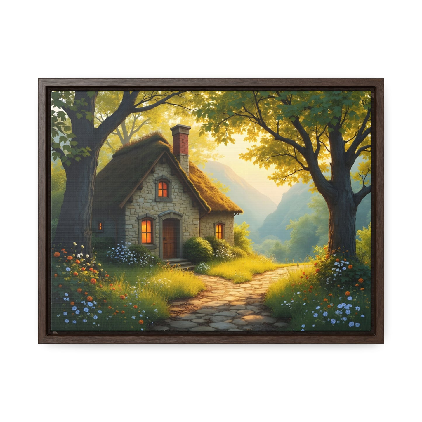 Canvas Wrap Landscape Cottage Wall Art