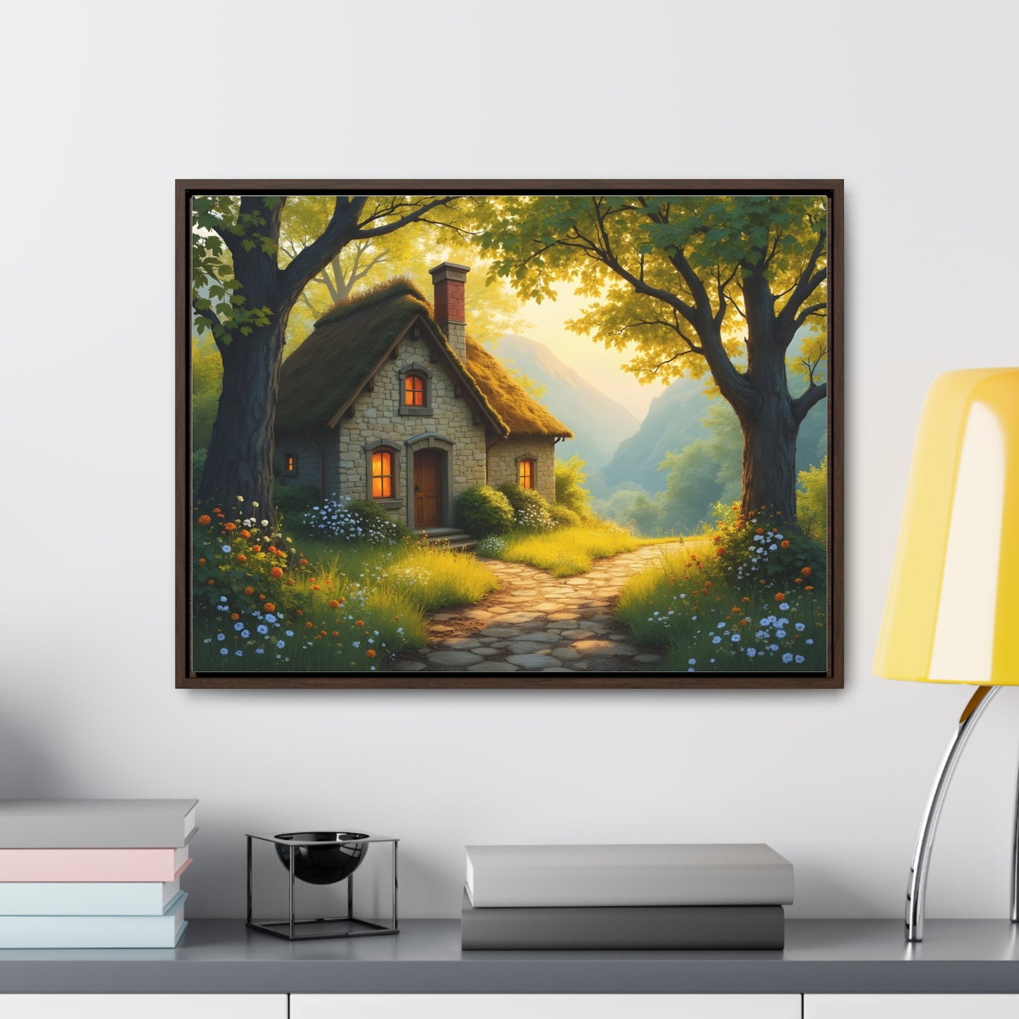 Canvas Wrap Landscape Cottage Wall Art